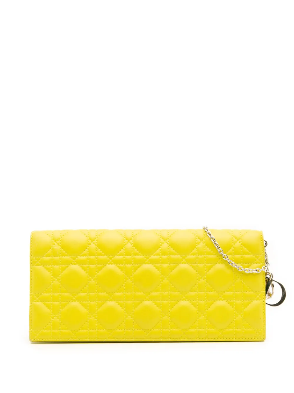Christian Dior Pre-Owned 2013 Lambskin Cannage Lady Dior Wallet On Christian Dior Pre-Owned 2013 Lambskin Cannage Lady Dior Wallet On