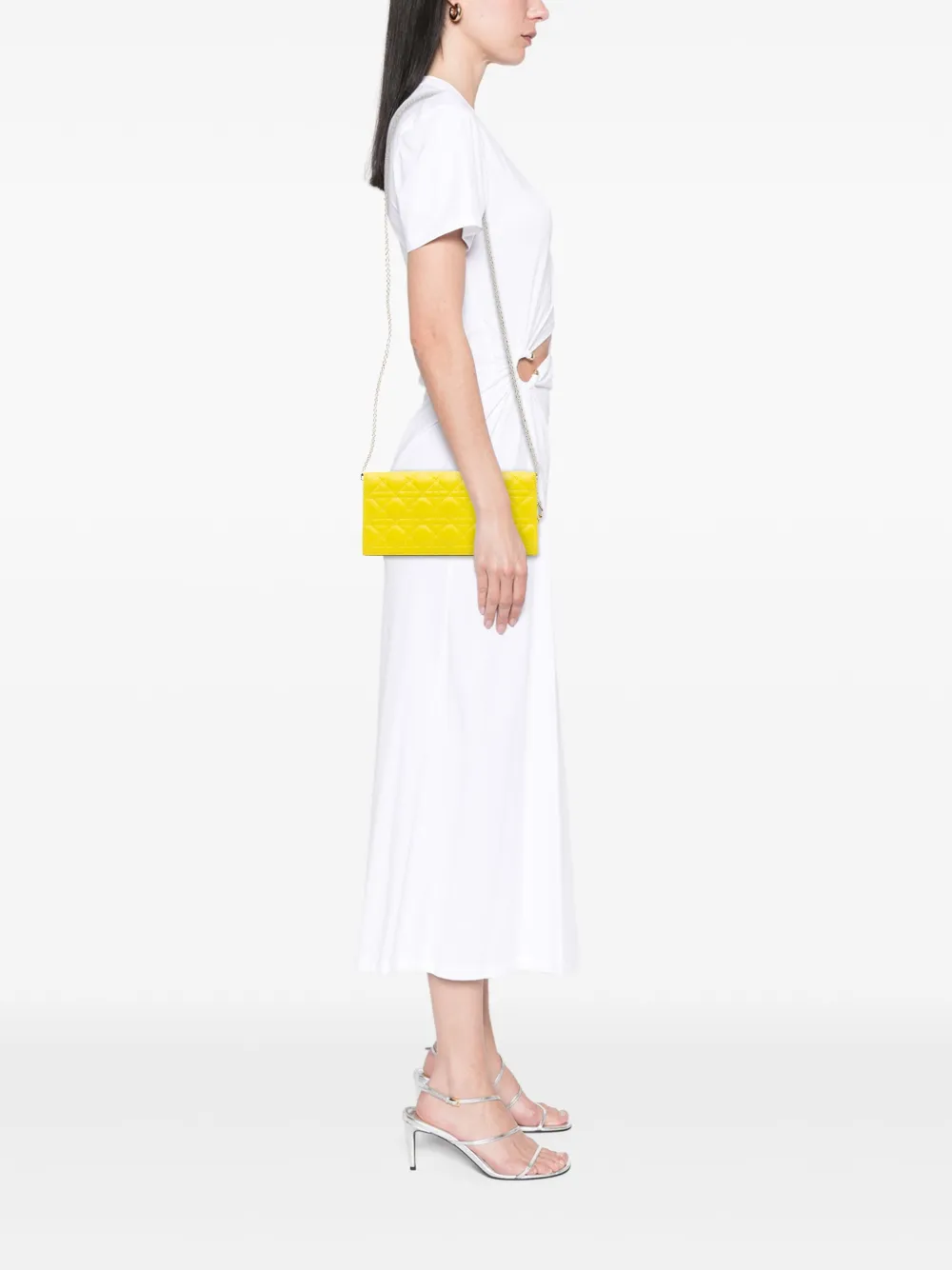 Christian Dior Pre-Owned 2013 Lambskin Cannage Lady Dior Wallet On Chain crossbody bag | Pre-Owned | Image 2