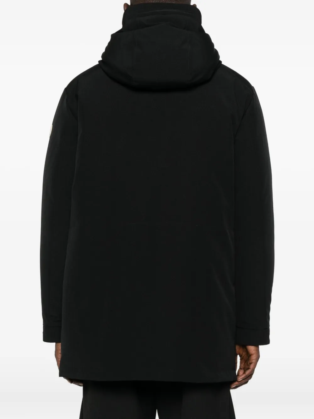 Moncler Livradois jack met capuchon Zwart