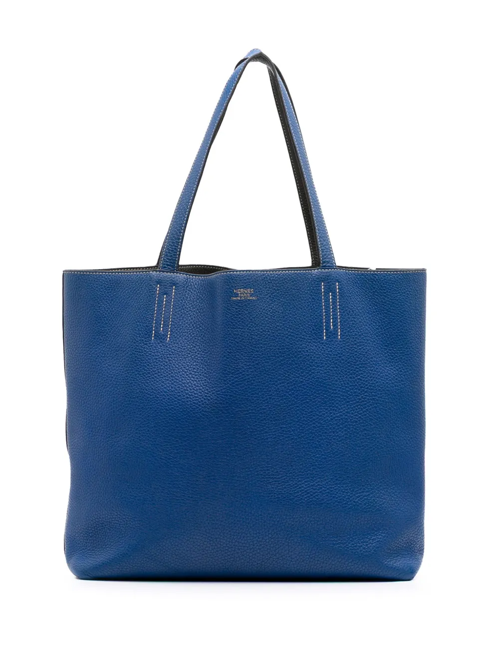Hermès Pre-Owned 2012 Clemence Double Sens 36 tote bag - グレー Hermès Pre-Owned 2012 Clemence Double Sens 36 tote bag - グレー