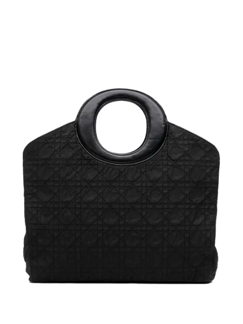 Christian Dior Pre-Owned Borsa tote in nylon con motivo Cannage con manico1997