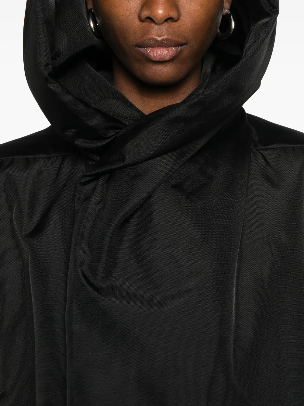 Rick Owens Drkshdw Sleeveless Padded Coat In Black