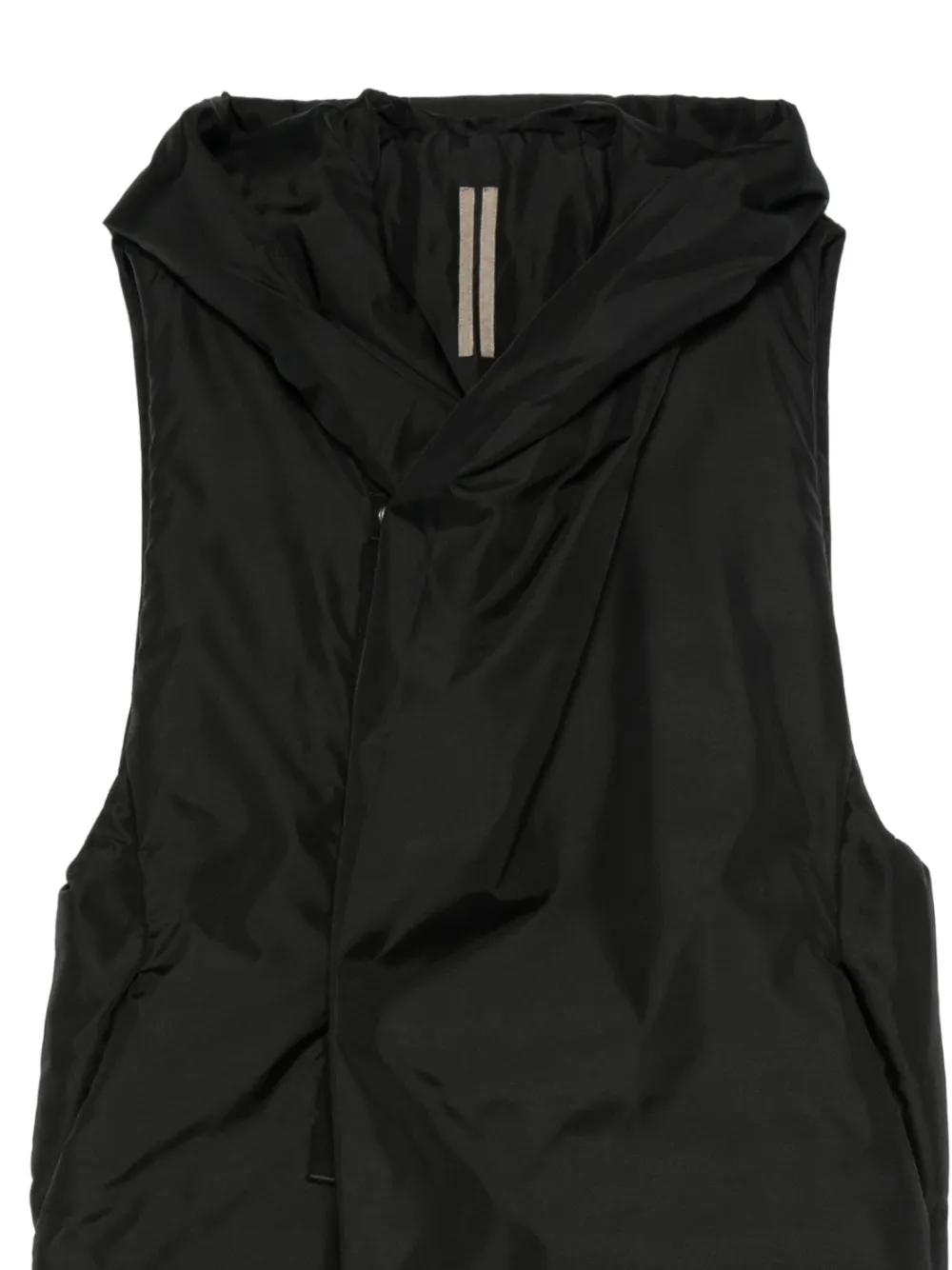Rick Owens DRKSHDW sleeveless padded coat - Zwart