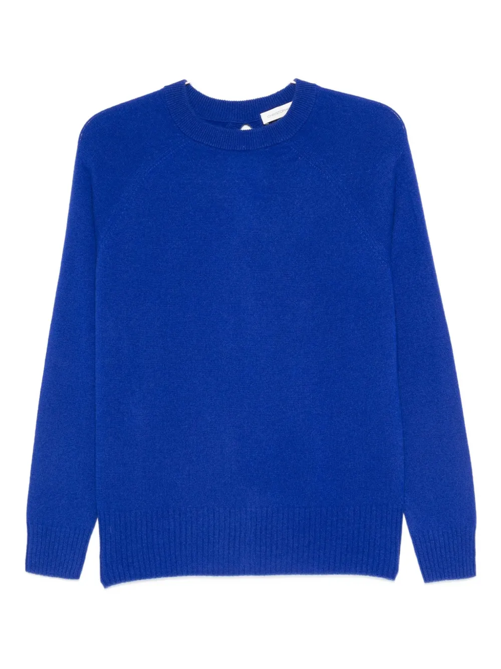 Christopher Esber Keyhole-back Cashmere Sweater In Blue