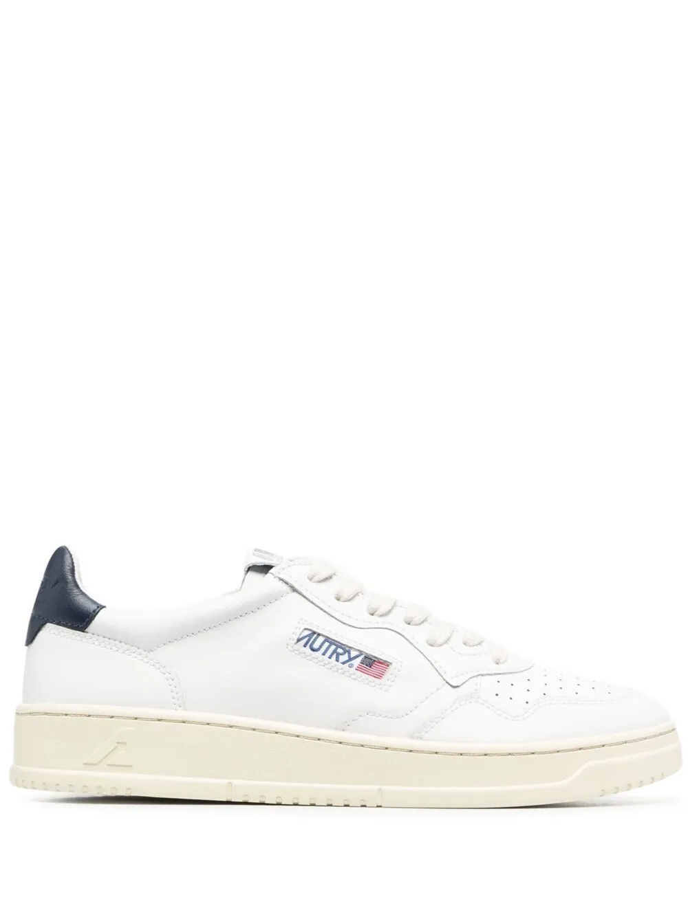 Autry leather-panelled sneakers White