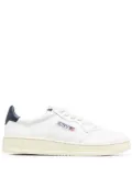 Autry leather-panelled sneakers - White