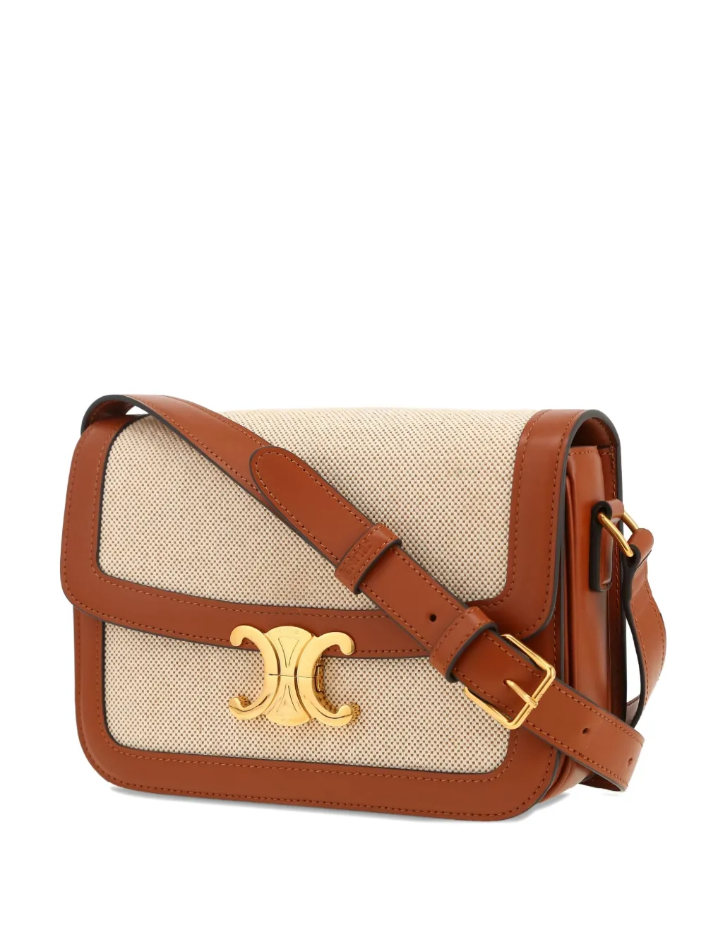 Celine Pre-Owned Triomphe shoulder bag - ブラウン Celine Pre-Owned Triomphe shoulder bag - ブラウン