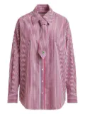Essentiel Antwerp stripe-pattern shirt - Red