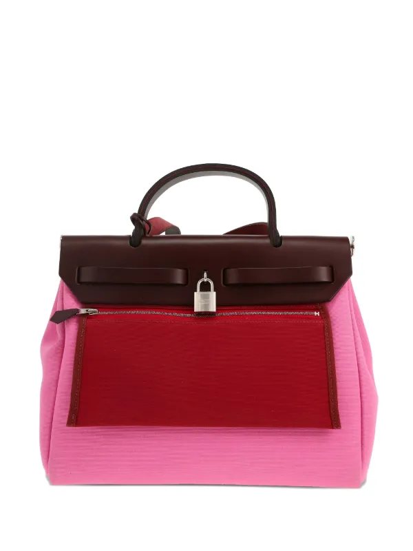 Hermès Pre-Owned Herbag Handbag Pink FARFETCH PH