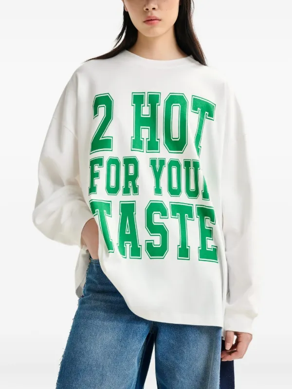 Essentiel Antwerp letter-print T-shirt White FARFETCH PT