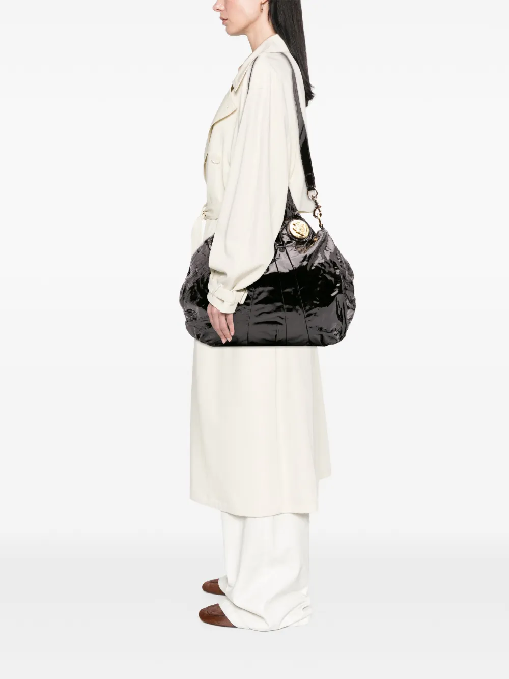 Gucci Pre-Owned 2016-2025 Large Patent Hysteria satchel | Pre-Owned | Image 2