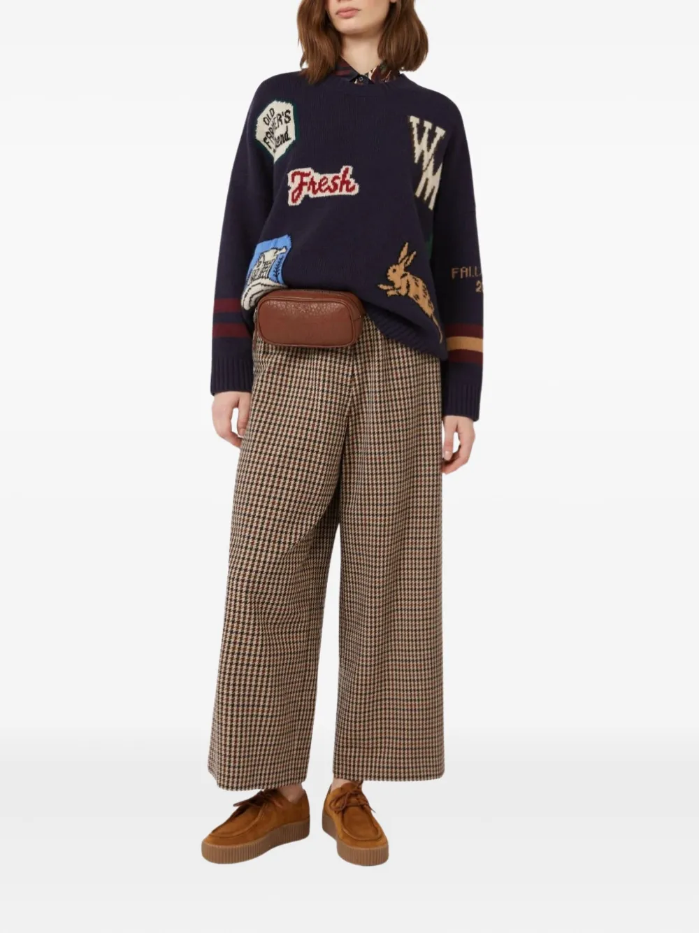 Weekend Max Mara Appliqué-embellished wool sweater | Knitted Sweaters | Image 2