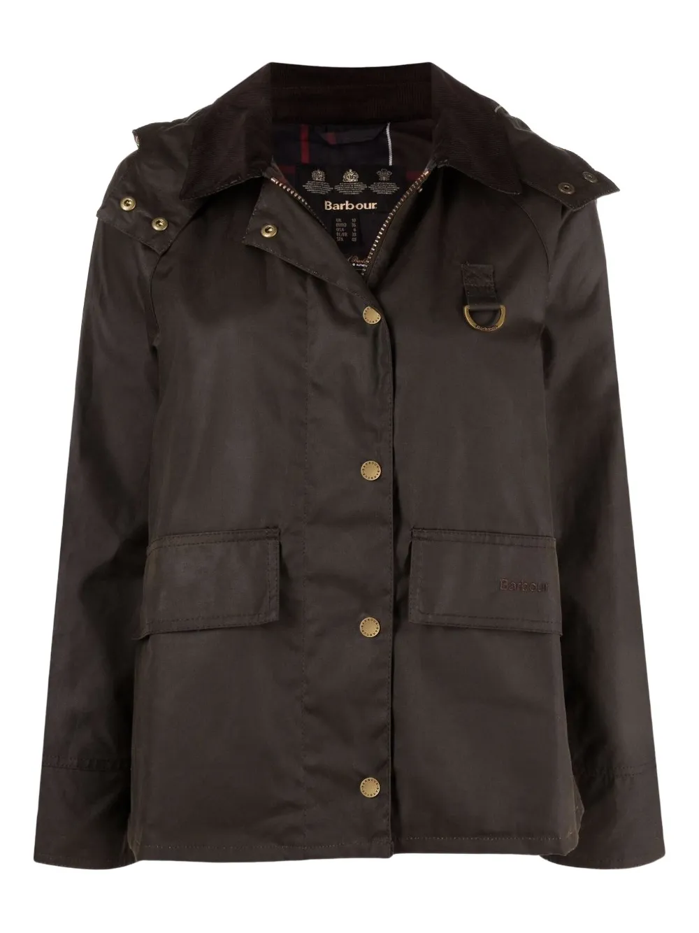 Barbour Avon hooded jacket | Green | Image 1