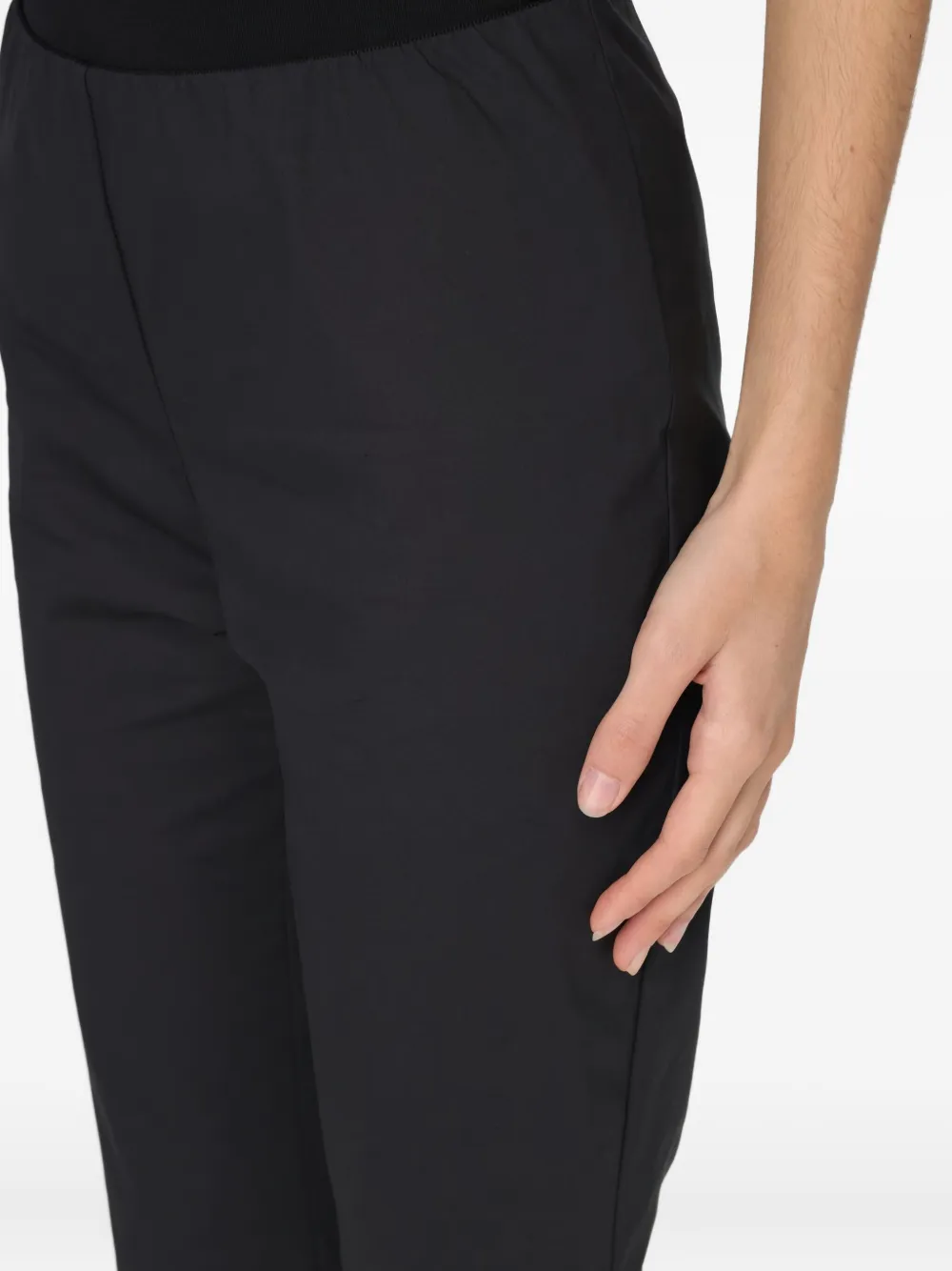 Liviana Conti Cropped broek Zwart