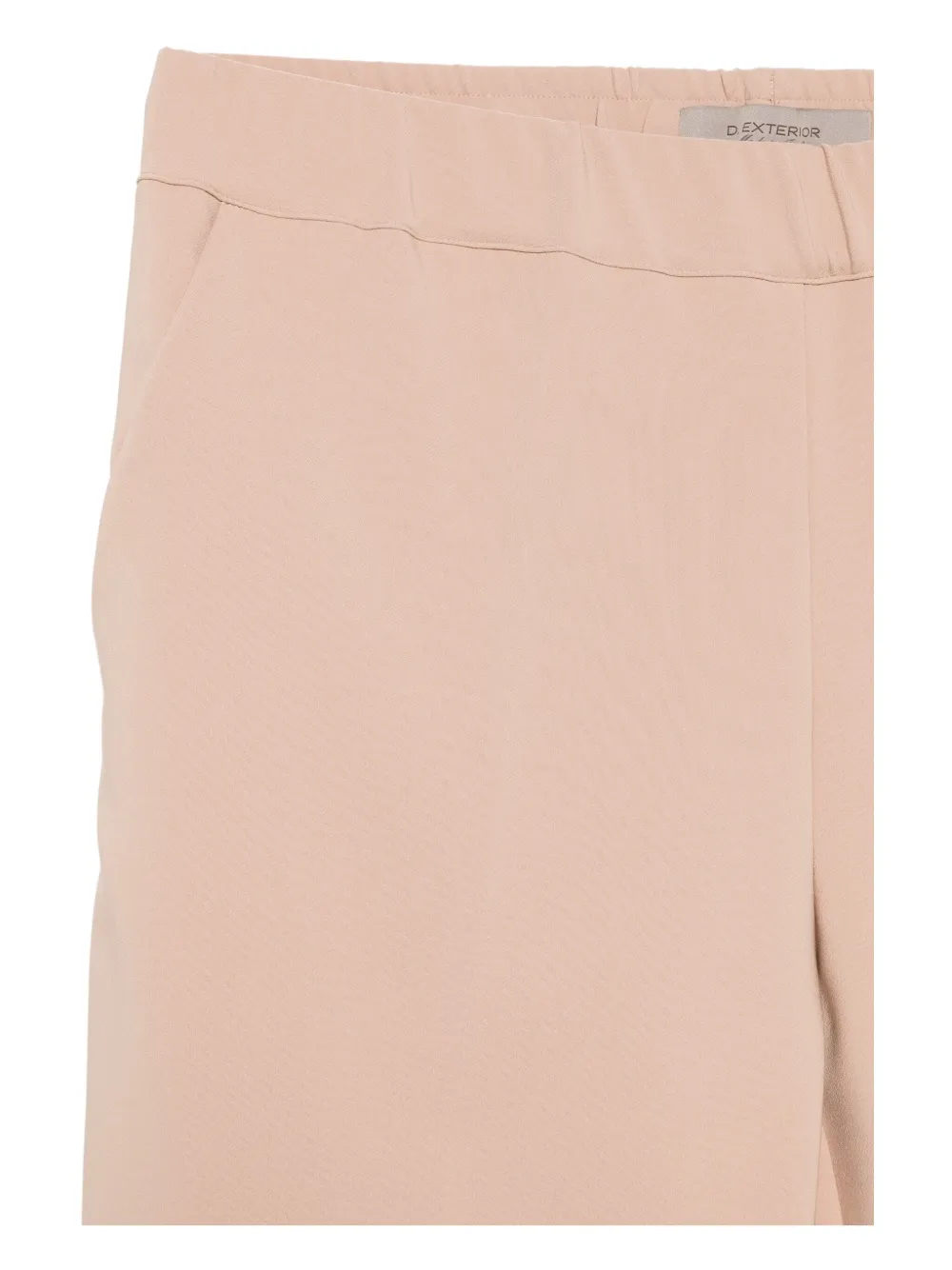 D Exterior Elasticated-waistband Trousers In Pink