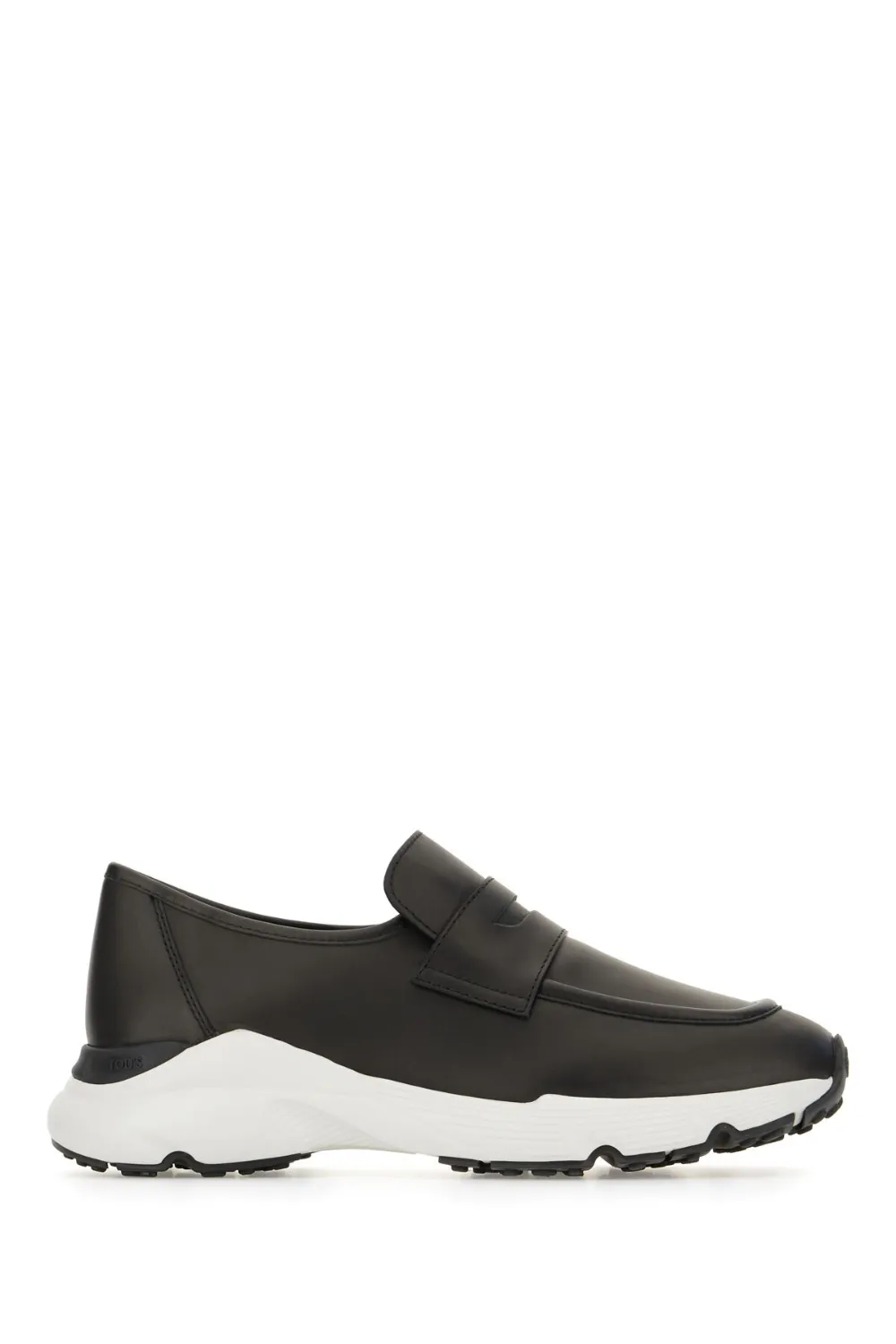 Tod's leather penny-slot sneakers Black