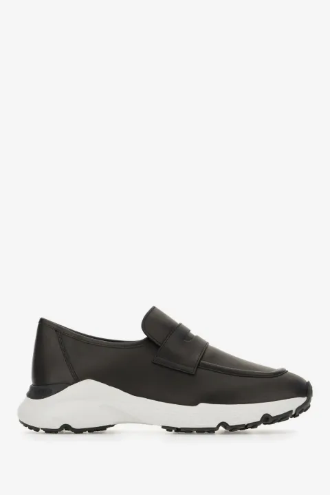 Tod's leather penny-slot sneakers