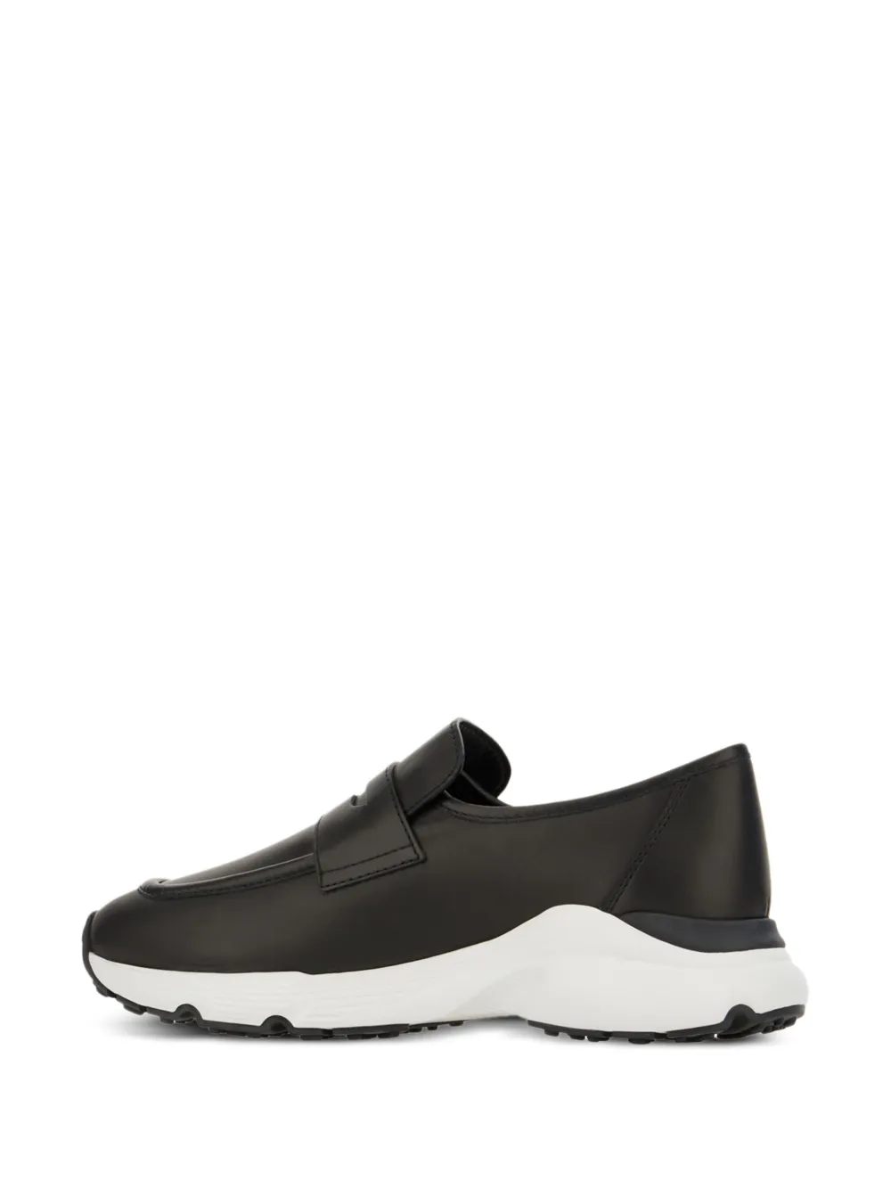 Tod's leather penny-slot sneakers Black