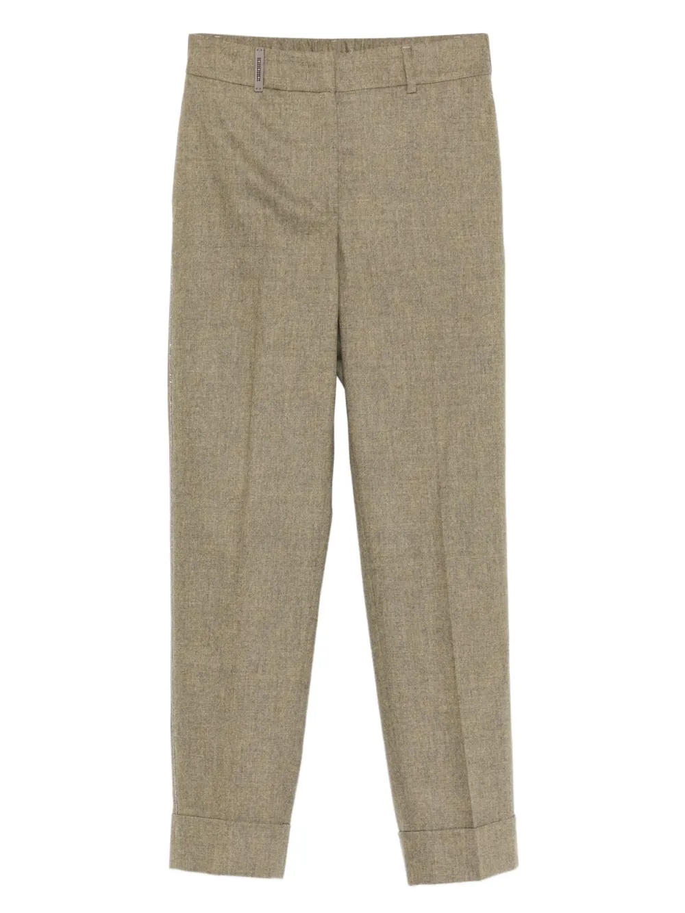 Peserico cuffed cropped trousers | Neutrals | Image 1