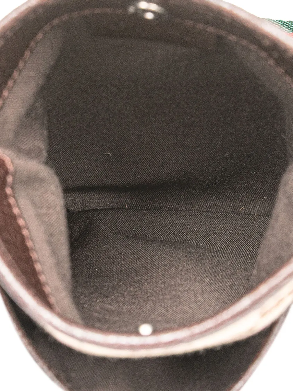 Pre-owned Gucci 2000-2015 Gg Canvas Web Crossbody Bag In Brown