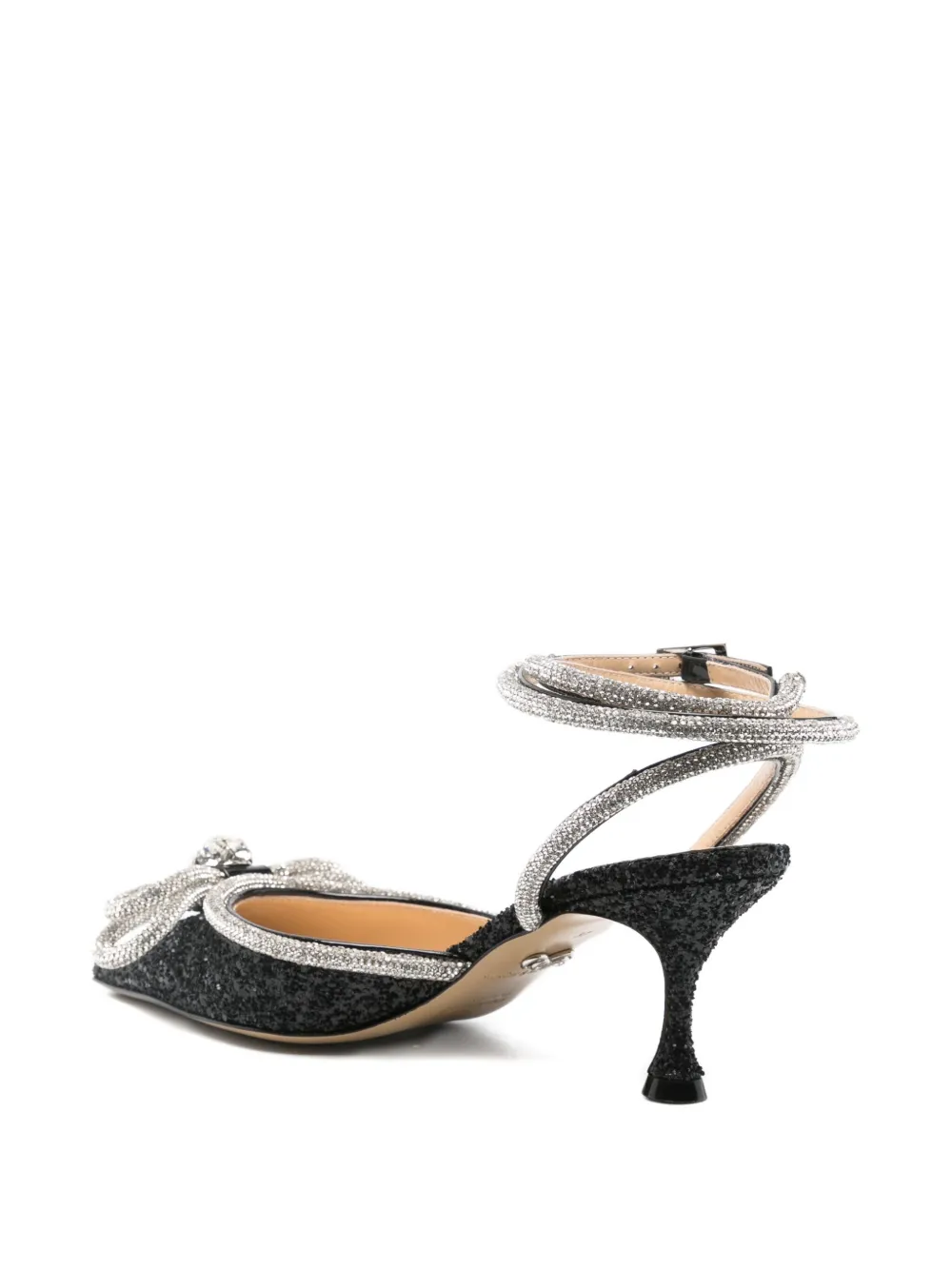 Mach&mach 70mm Double-bow Pumps In Black
