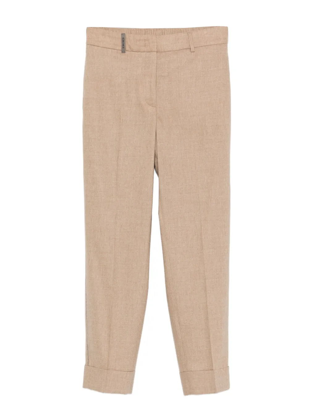 Peserico cuffed cropped trousers | Neutrals | Image 1