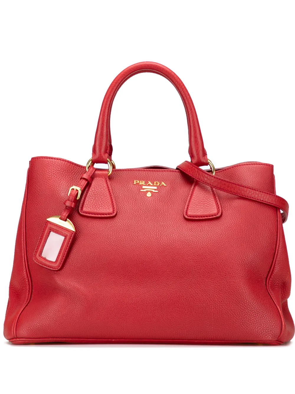 Prada Pre-Owned 2013-2025 Vitello Daino Open Convertible Tote satchel Prada Pre-Owned 2013-2025 Vitello Daino Open Convertible Tote satchel