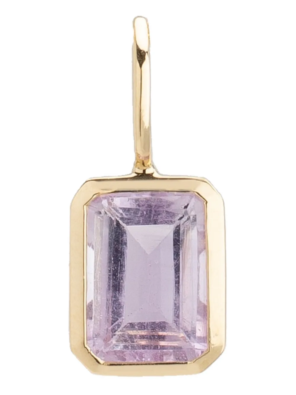 We by WHITEbIRD 18K yellow gold Dancing Drop amethyst pendant - パープル We by WHITEbIRD 18K yellow gold Dancing Drop amethyst pendant - パープル