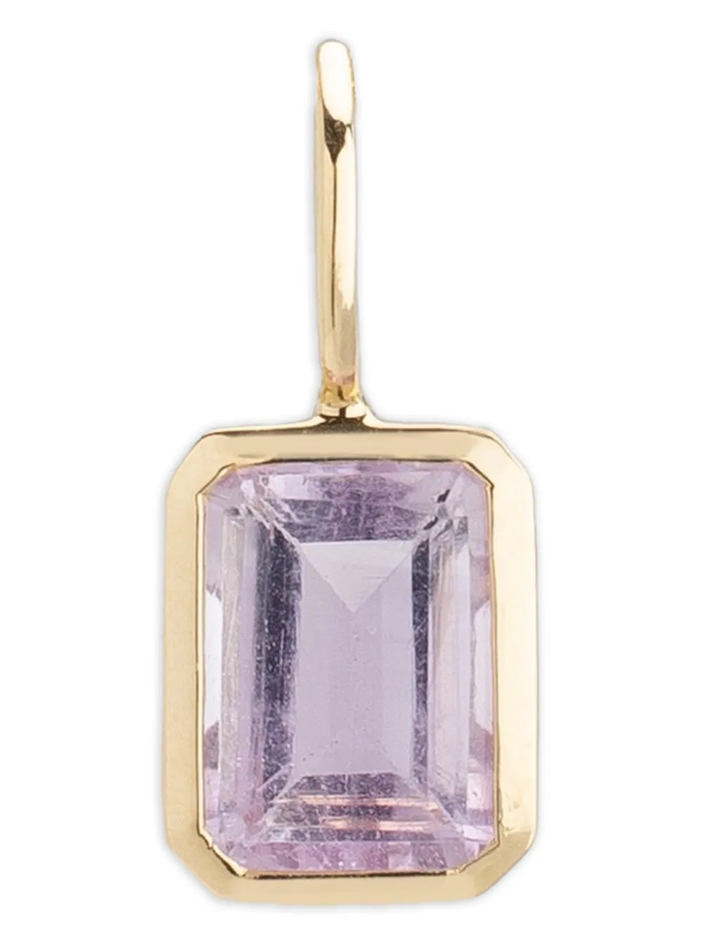 We by WHITEbIRD 18K yellow gold Dancing Drop amethyst pendant - パープル We by WHITEbIRD 18K yellow gold Dancing Drop amethyst pendant - パープル