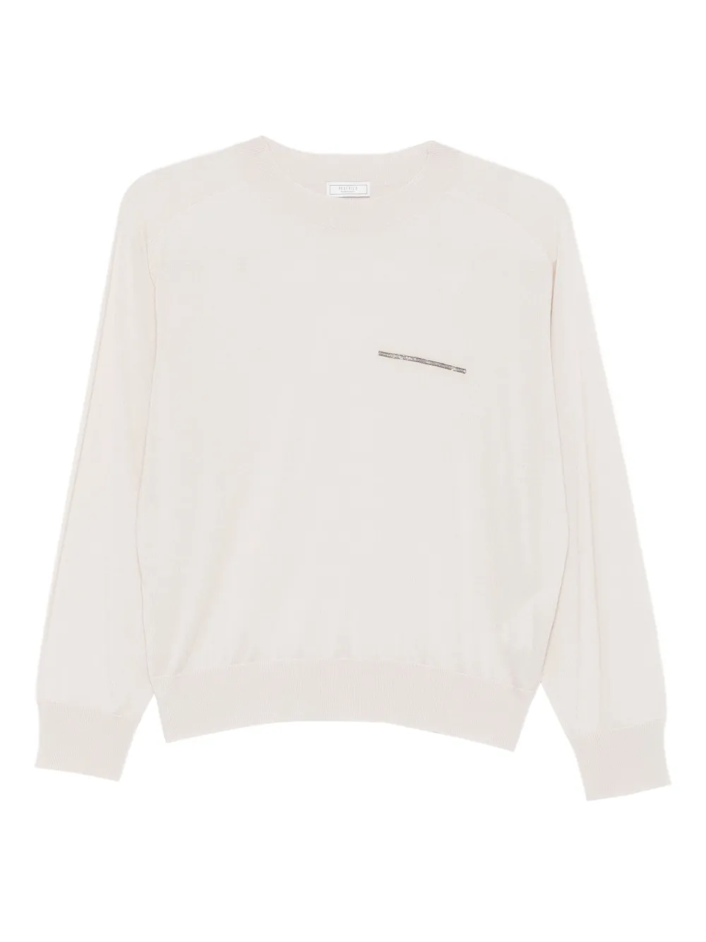 Peserico embellished crew-neck sweater | Neutrals | Image 1