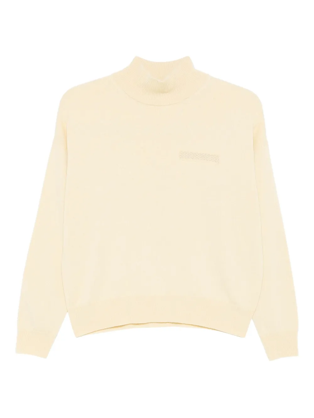 Peserico high-neck embroidered-detail top | Neutrals | Image 1