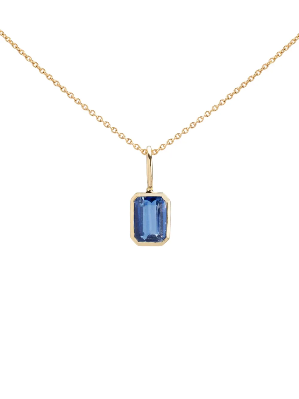We by WHITEbIRD 18K yellow gold Dancing Drop kyanite pendant - ブルー We by WHITEbIRD 18K yellow gold Dancing Drop kyanite pendant - ブルー