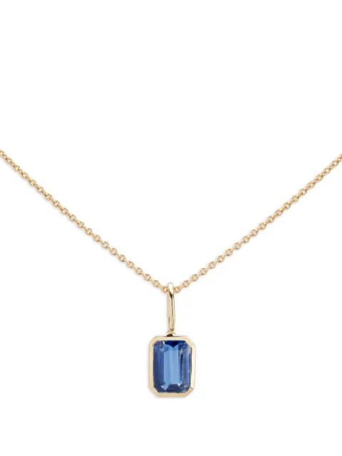 We by WHITEbIRD 18K yellow gold Dancing Drop kyanite pendant
