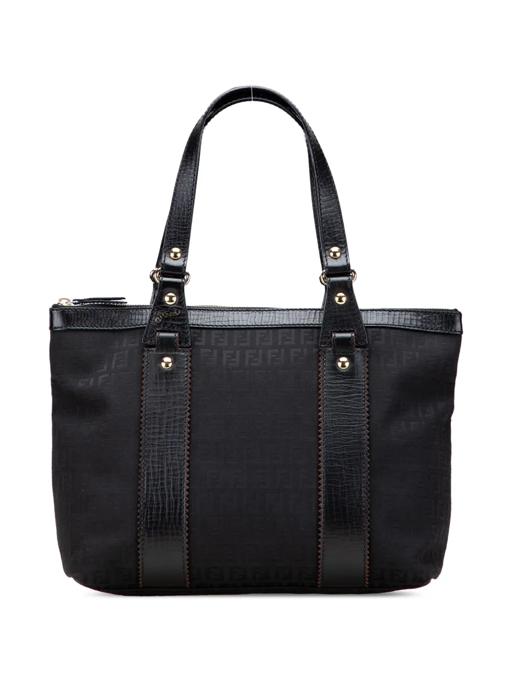 Fendi Pre-Owned 2000-2010 Zucchino Canvas tote bag - ブラック Fendi Pre-Owned 2000-2010 Zucchino Canvas tote bag - ブラック