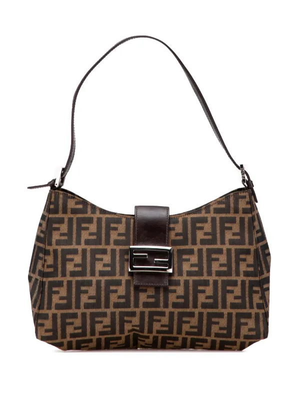 Fendi Pre-Owned 20th Century Zucca Canvas Shoulder Bag