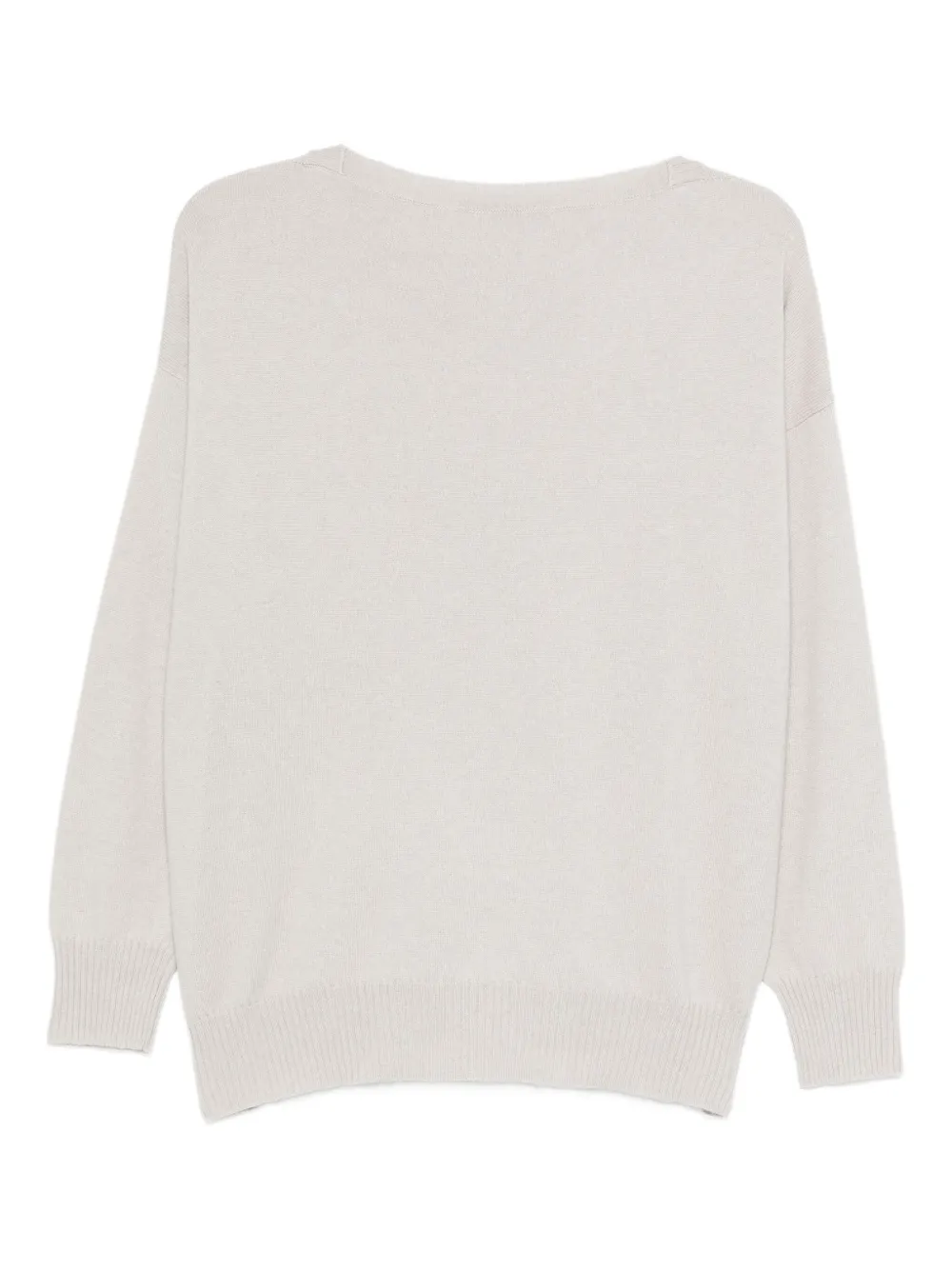 D.Exterior V-neck embellished-detail sweater | Knitted Sweaters | Image 2