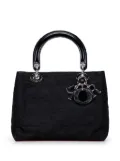 Christian Dior Pre-Owned 1999 Medium Nylon Cannage Lady Dior satchel - Black