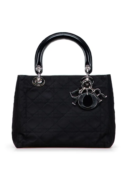 Christian Dior Pre-Owned 1999 Medium Nylon Cannage Lady Dior satchel