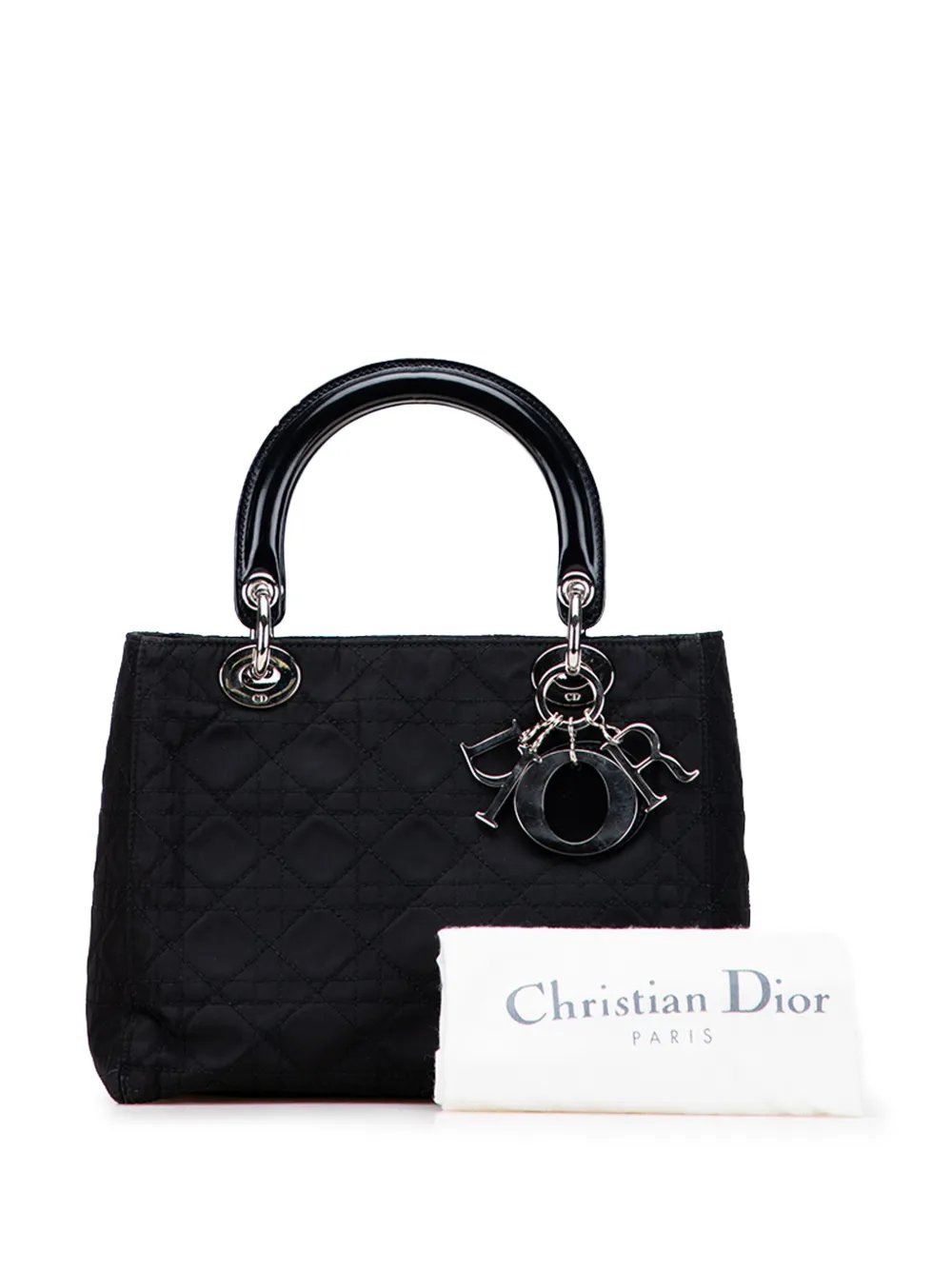 Christian Dior Pre-Owned 1999 Medium Nylon Cannage Lady Dior satchel | Pre-Owned | Image 2