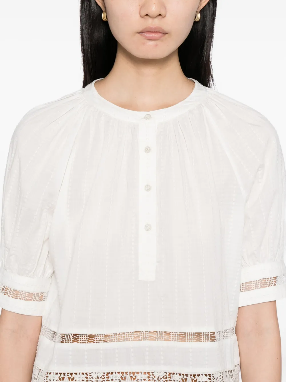 Ulla Johnson Faye Blouse In White
