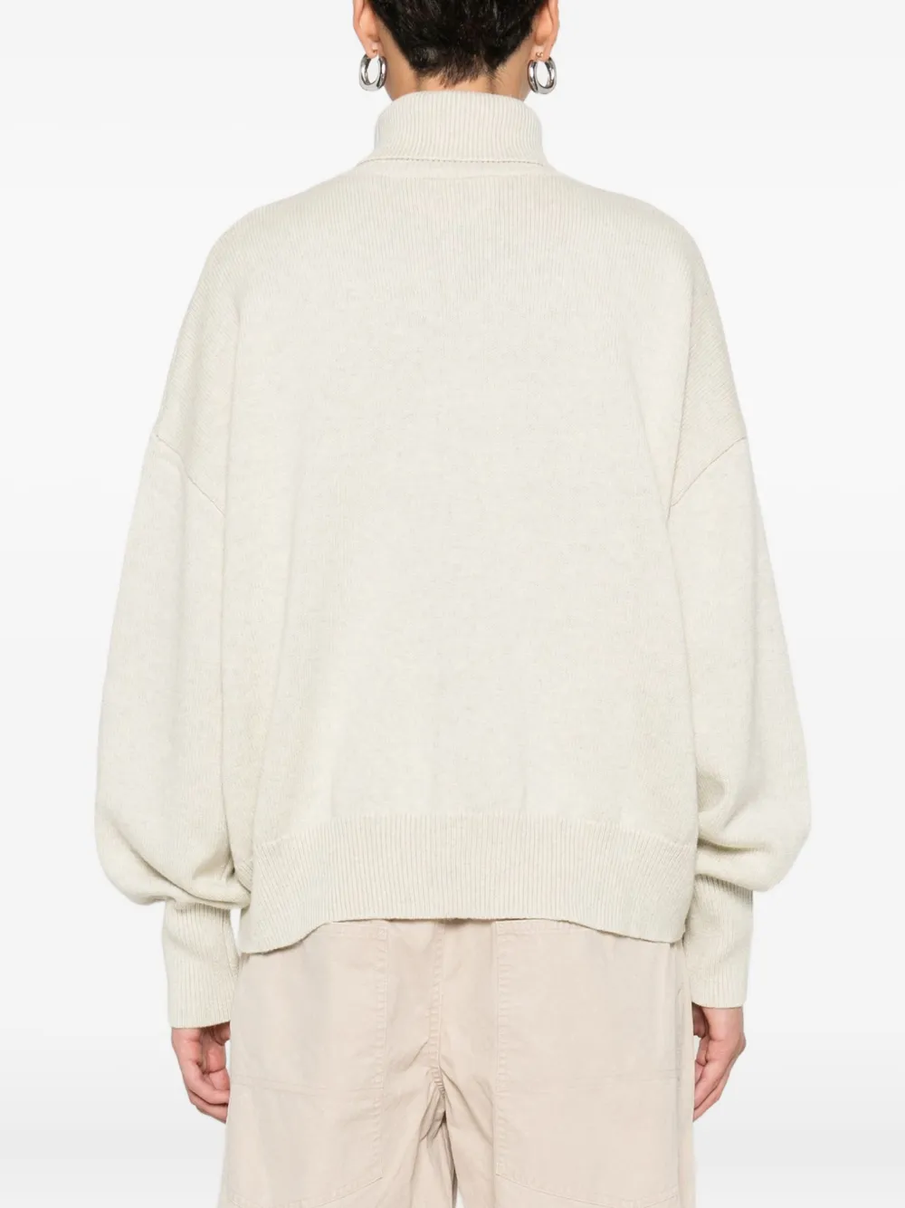 Maison Etoile logo-print Sweatshirt | Neutrals | FARFETCH SG