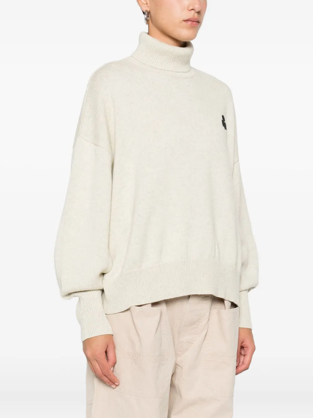 Maison Etoile logo-print Sweatshirt | Neutrals | FARFETCH SG