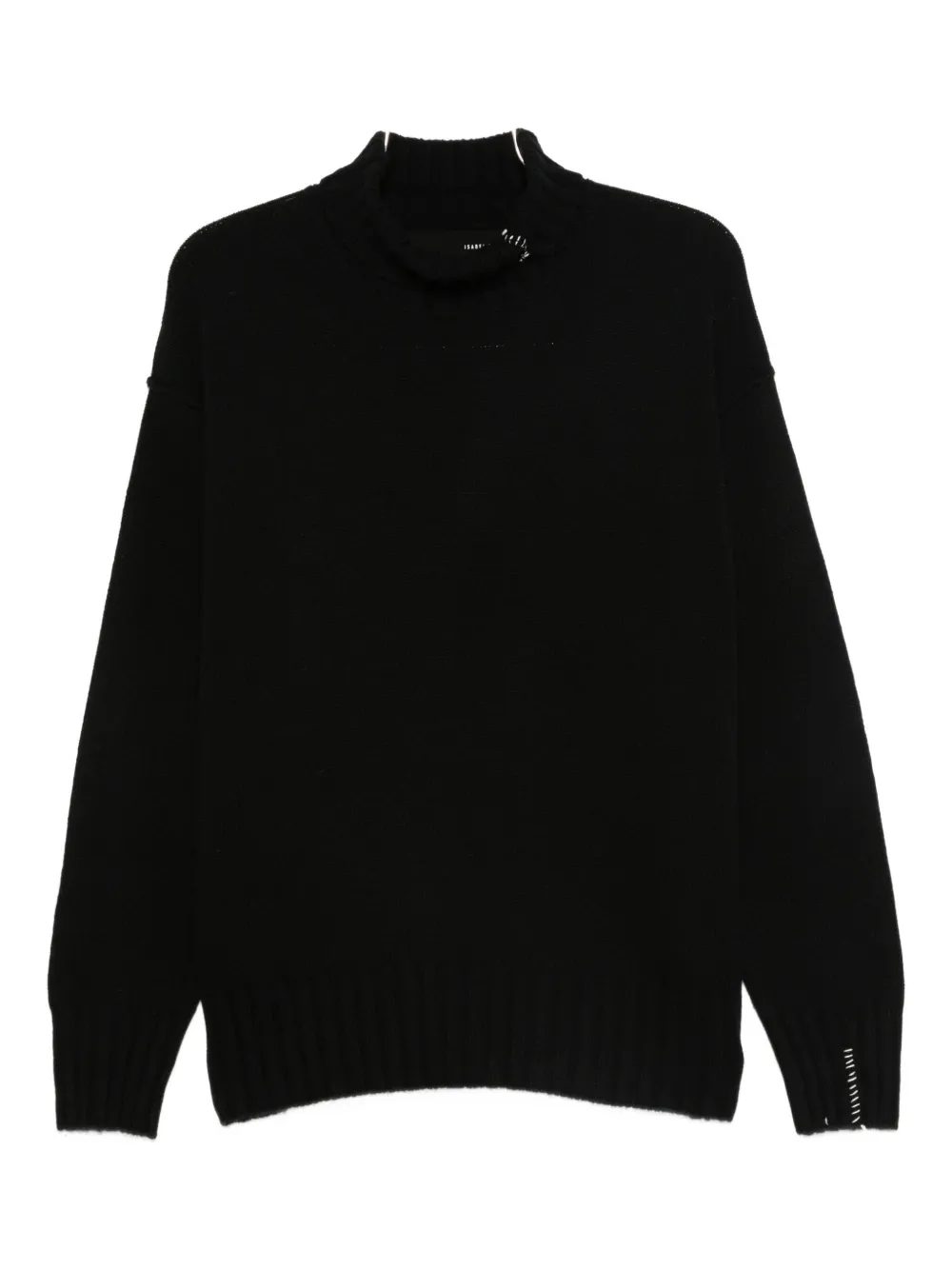 Isabel Benenato High-neck Sweater In Black