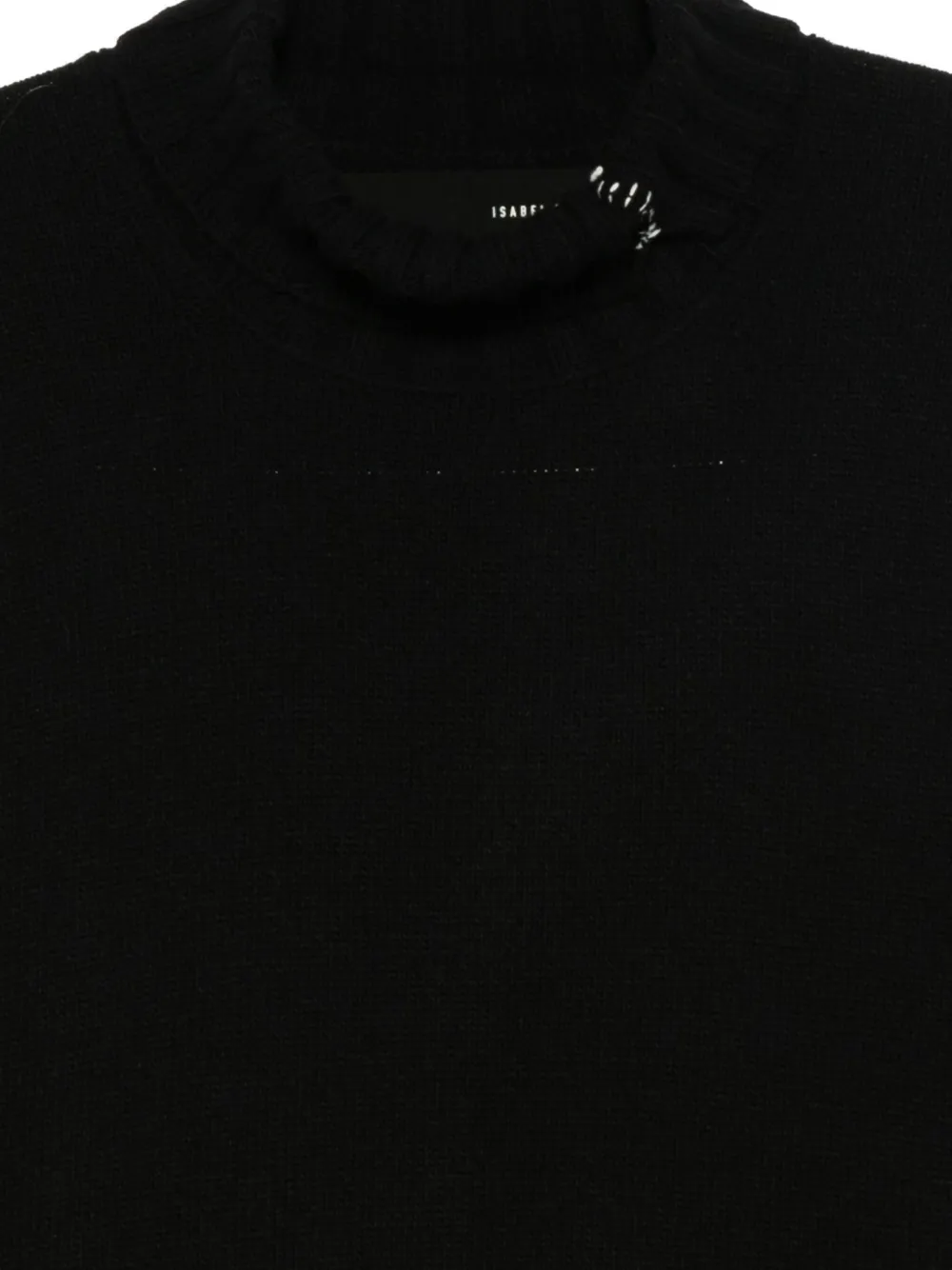 Isabel Benenato High-neck Sweater In Black