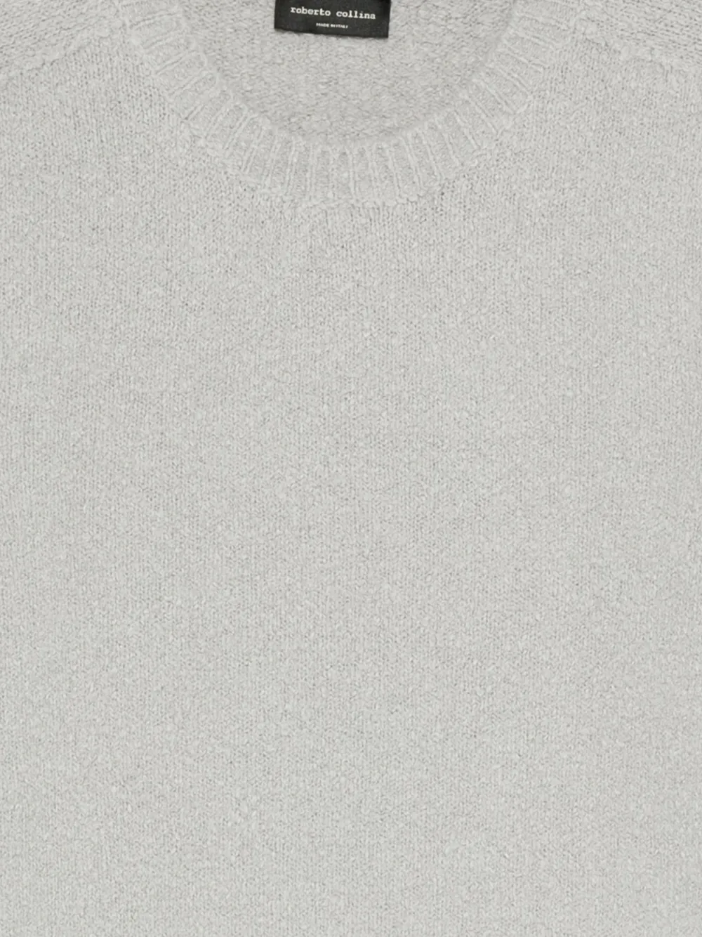 Roberto Collina Crew-neck Sweater In Gray