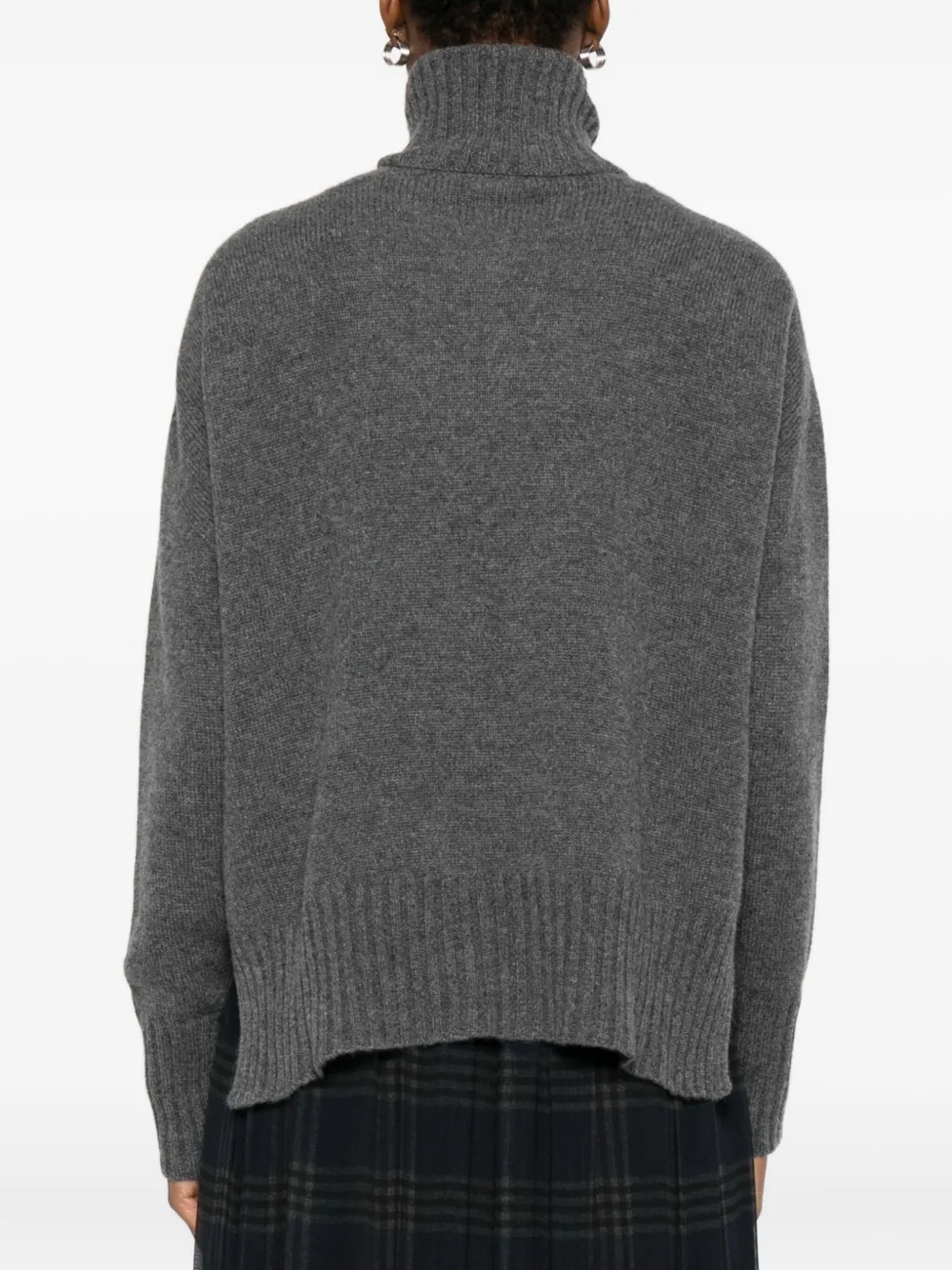 Roberto Collina Turtleneck Sweater In Gray