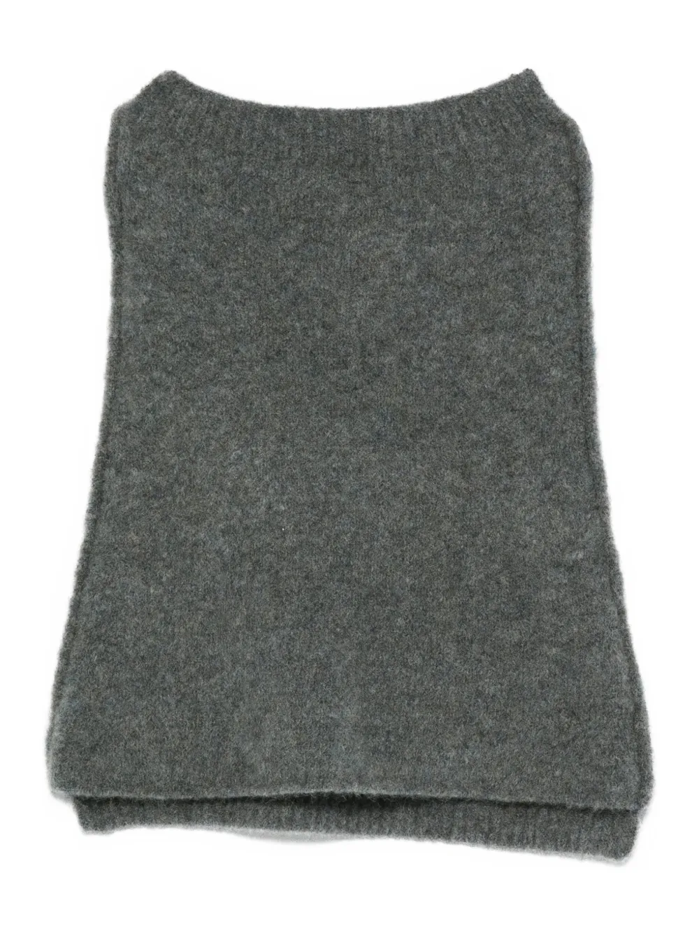 Isabel Benenato wool scarf | Grey | Image 1