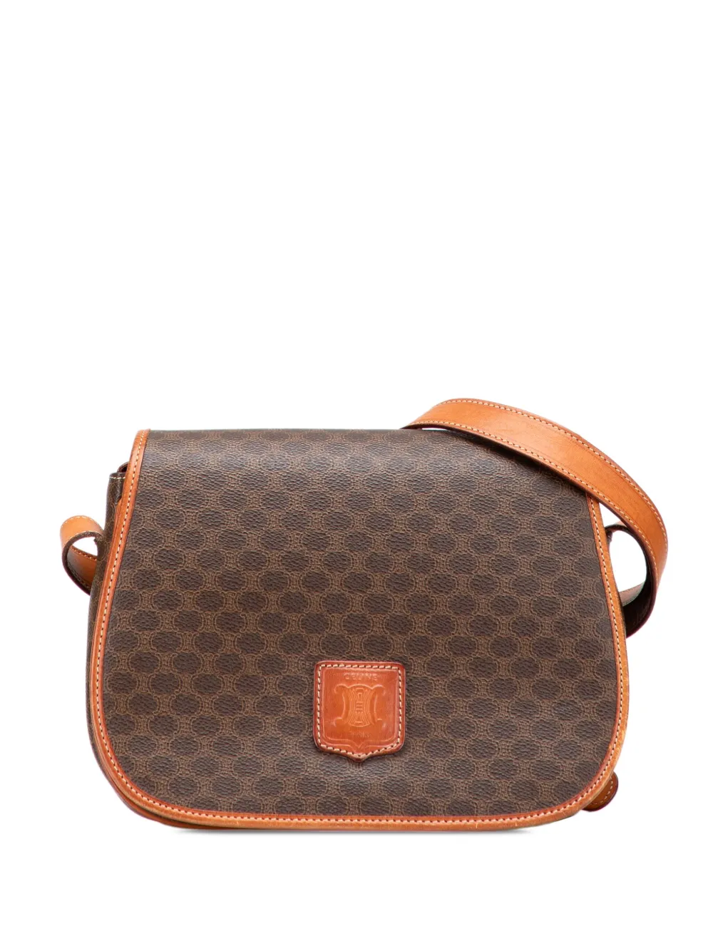 Céline Pre-Owned 2012 Macadam Coated Canvas crossbody bag - ブラウン Céline Pre-Owned 2012 Macadam Coated Canvas crossbody bag - ブラウン