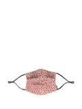 WOOUF hearts print face mask - Red