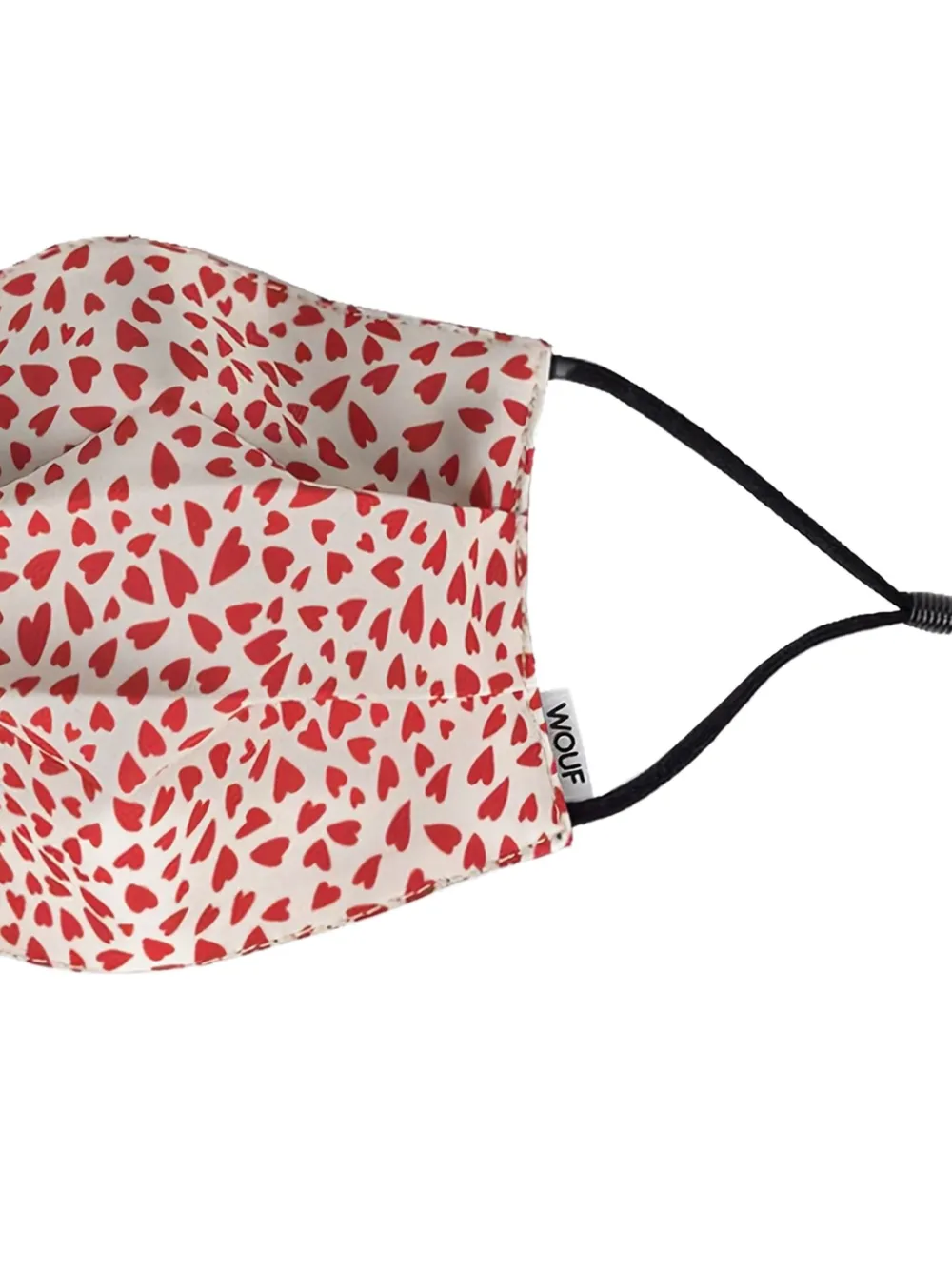 WOOUF hearts print face mask | Image 2